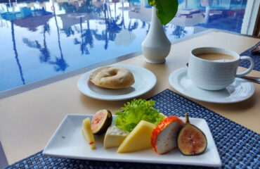 Poolside Breakfast