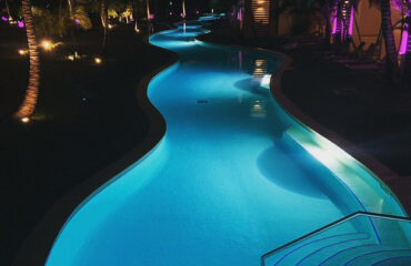 POOLS AT NIGHT